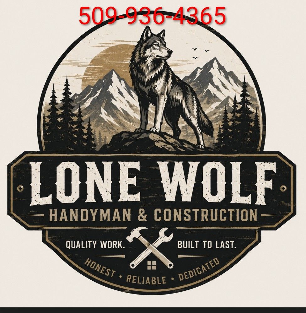 Lone Wolf Handyman & Construction logo